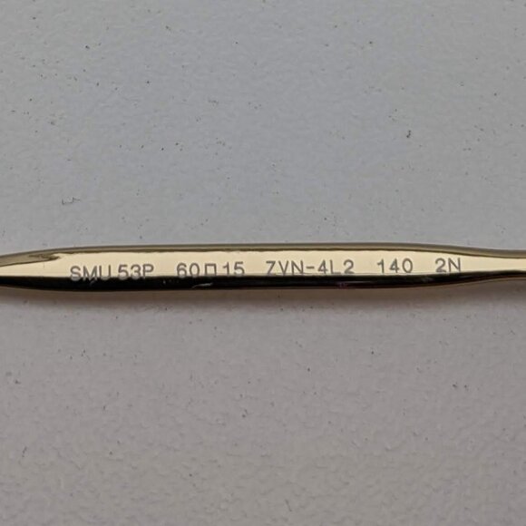 🕶️Frame Only! Made in Italy! Miu Miu SMU 53P Sunglasses 60/15 140 /KAZ559🕶️ - Picture 6 of 7